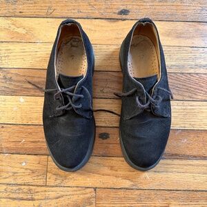 Vintage low Dr. Martens Doc Martens black suede UK 4 1/2 US 7